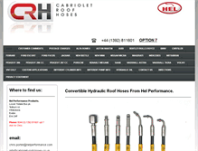 Tablet Screenshot of cabriolet-roof-hoses.com